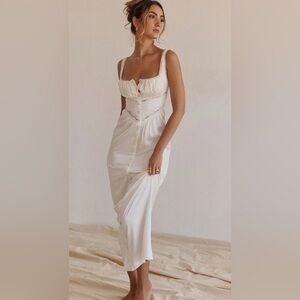 NWOT House of CB Illiana dress size xl silk